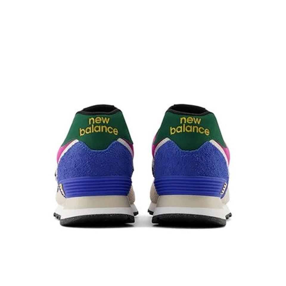 ニューバランス（new balance）（メンズ、レディース）スニーカー U574 CP2 D ライトグレー スポーツシューズ スエード生地 メッシュ カラフル カジュアル