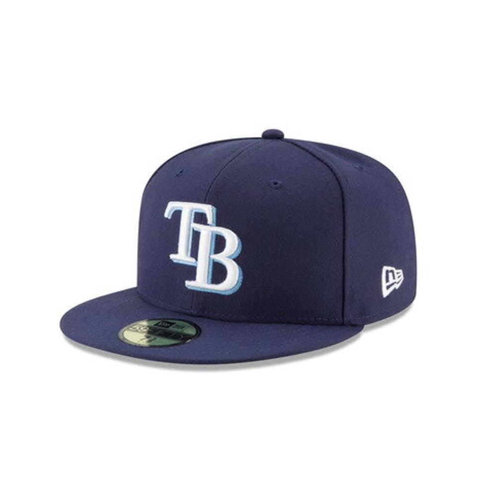 ニューエラ（NEW ERA）（メンズ、レディース）キャップ 59FIFTY MLBオンフィールド タンパベイ・レイズ ゲーム 11449336