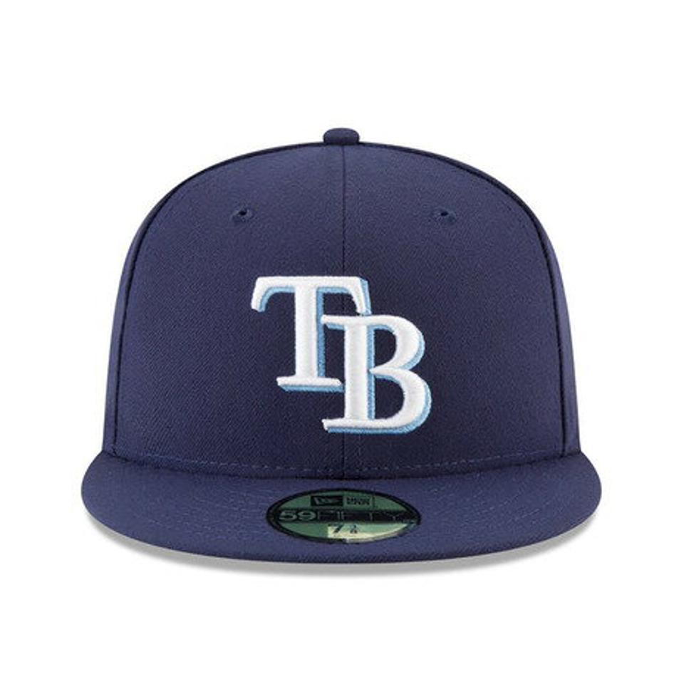 ニューエラ（NEW ERA）（メンズ、レディース）キャップ 59FIFTY MLBオンフィールド タンパベイ・レイズ ゲーム 11449336