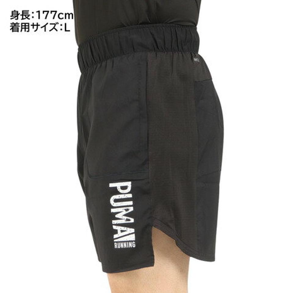 プーマ（PUMA）（メンズ）PLCD グラフィック 7インチ ショーツ 522928 51 BLK