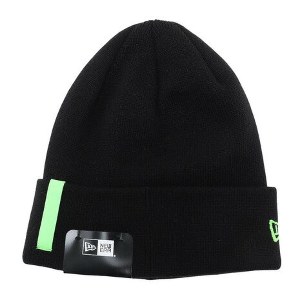 ニューエラ（NEW ERA）（メンズ）ニット帽 ベーシック カフニット Neon Tape ネオンテープ ビーニー 13328040