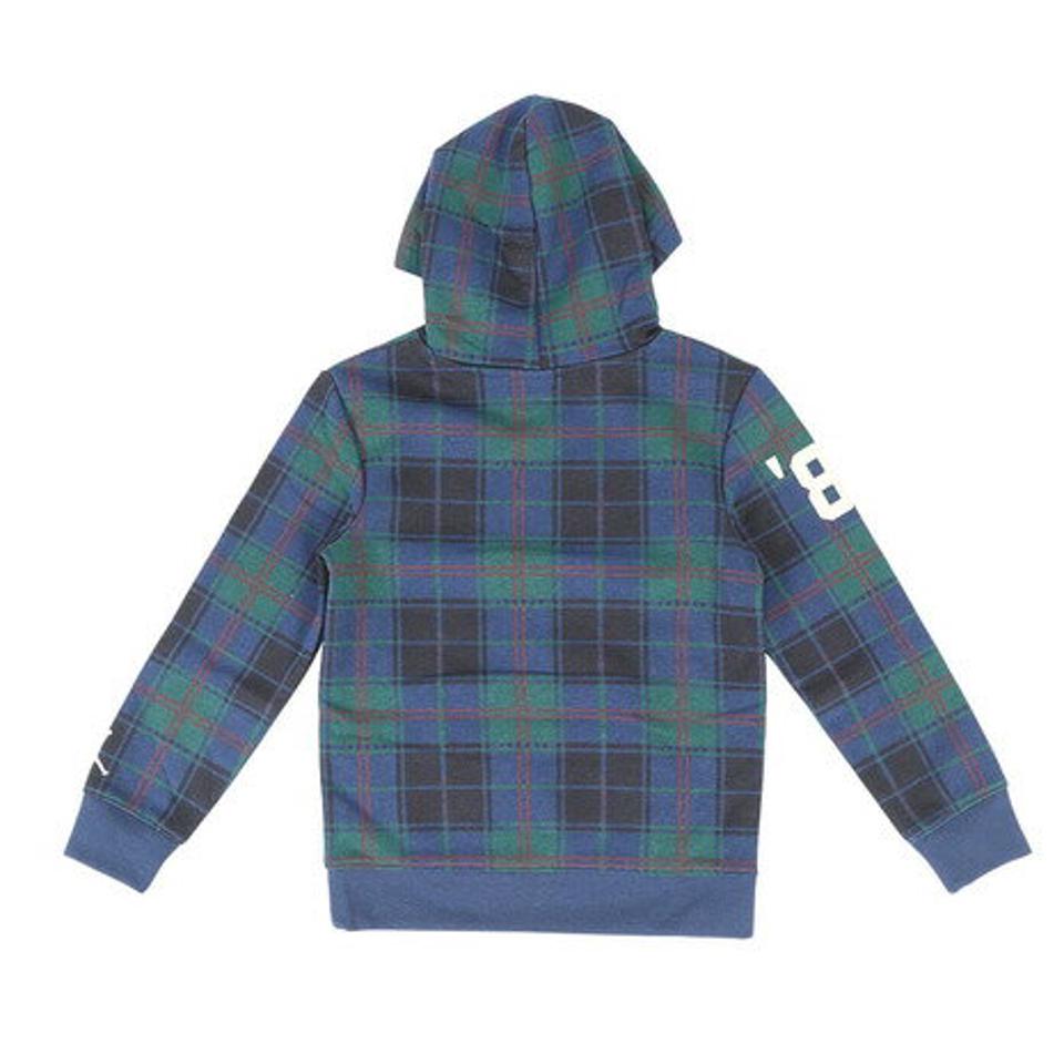 ジョーダン(JORDAN)(キッズ)ESSENTIALS PLAID プルオーバーフーディー 85B920-695