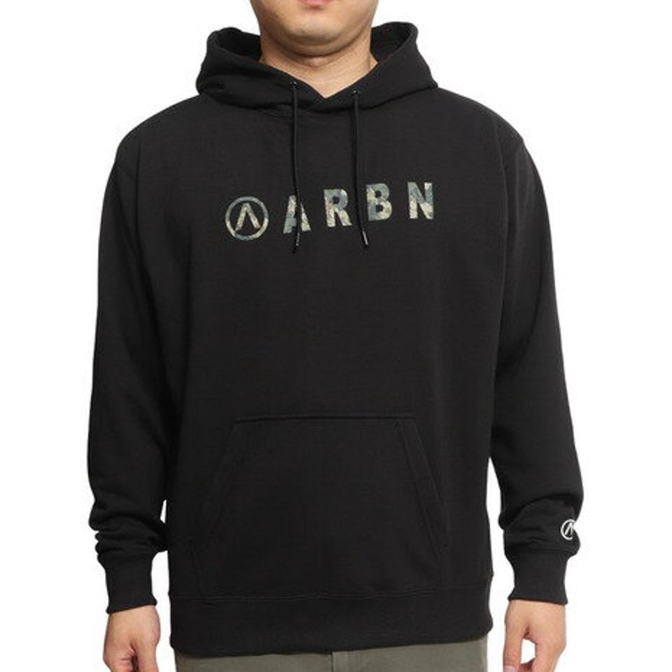 エーアールビーエヌ（ARBN）（メンズ）長袖プルオーバー パーカー FRONT LOGO BKCPT AB2022AWMAPP004