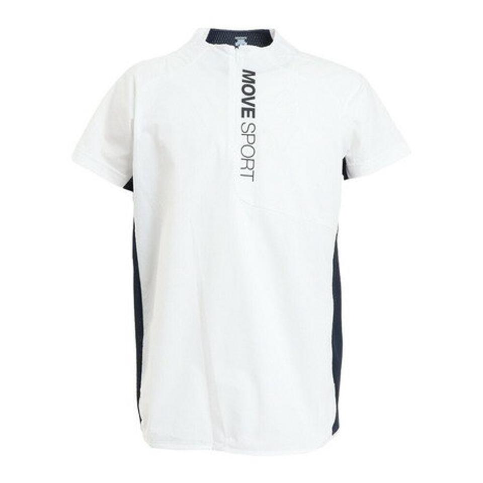 デサント（DESCENTE）（メンズ）半袖シャツ メンズ Move Sport ソフト AIRY TRANSFER DMMTJA56 WH