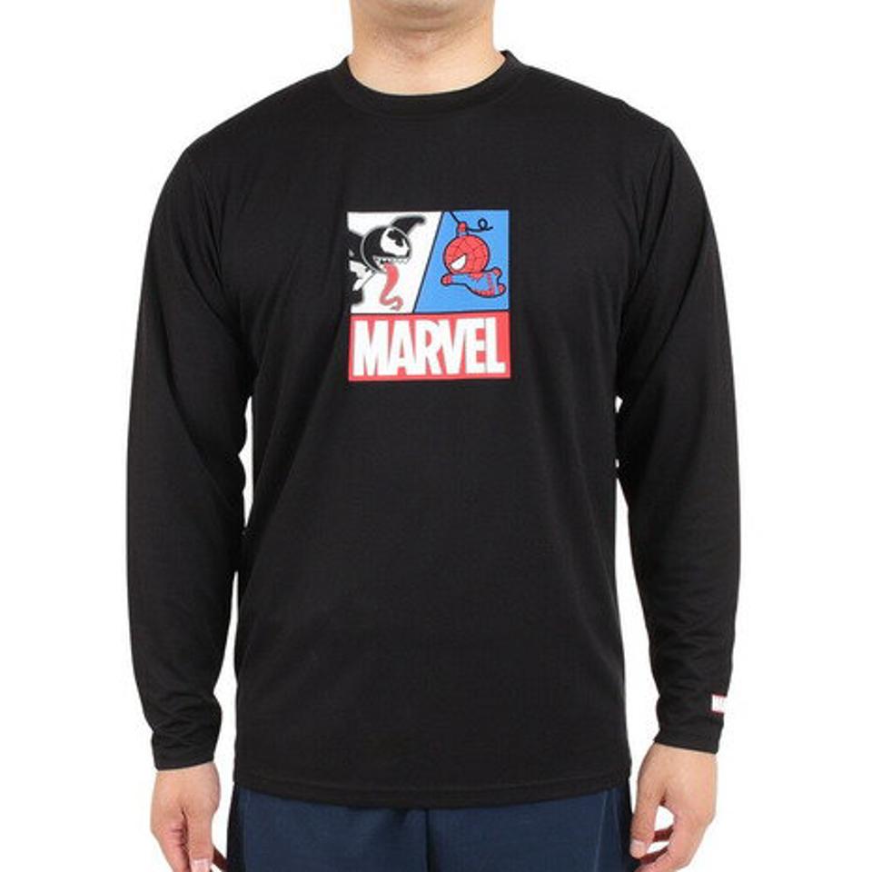 マーベル（MARVEL）（メンズ）スパイダーマン&ヴェノム UVカット ロング 長袖Tシャツ DS0223002