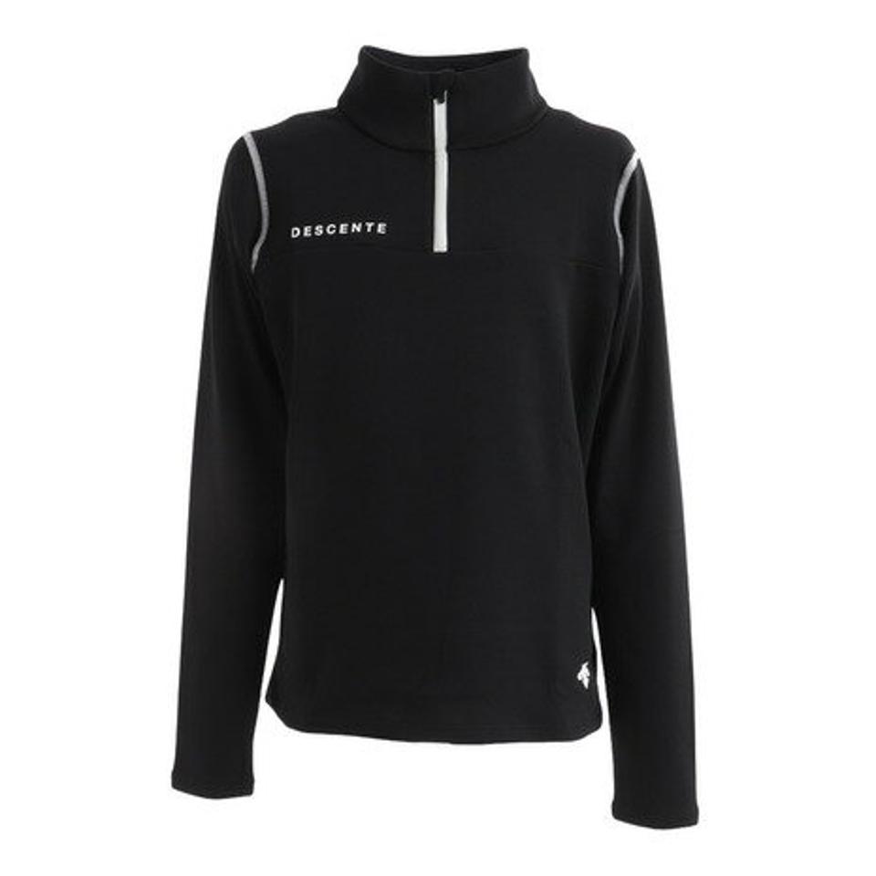 デサント（DESCENTE）（キッズ）ジュニア インナー 肌着 スキー スノーボード 冬 ウィンター ブラック アンダーシャツ DWJUJB61 BLK