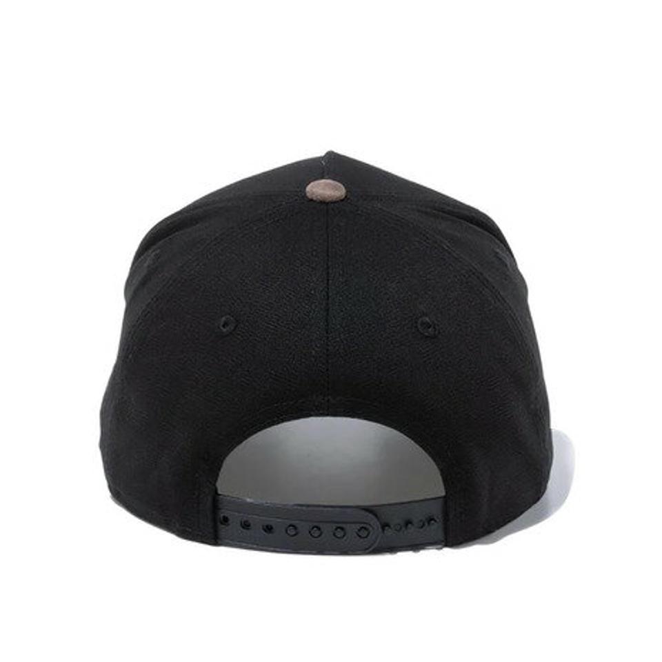 ニューエラ（NEW ERA）（メンズ、レディース）キャップ 9FORTY A-Frame ハンティング レザーパッチ ダックブラック 13328279