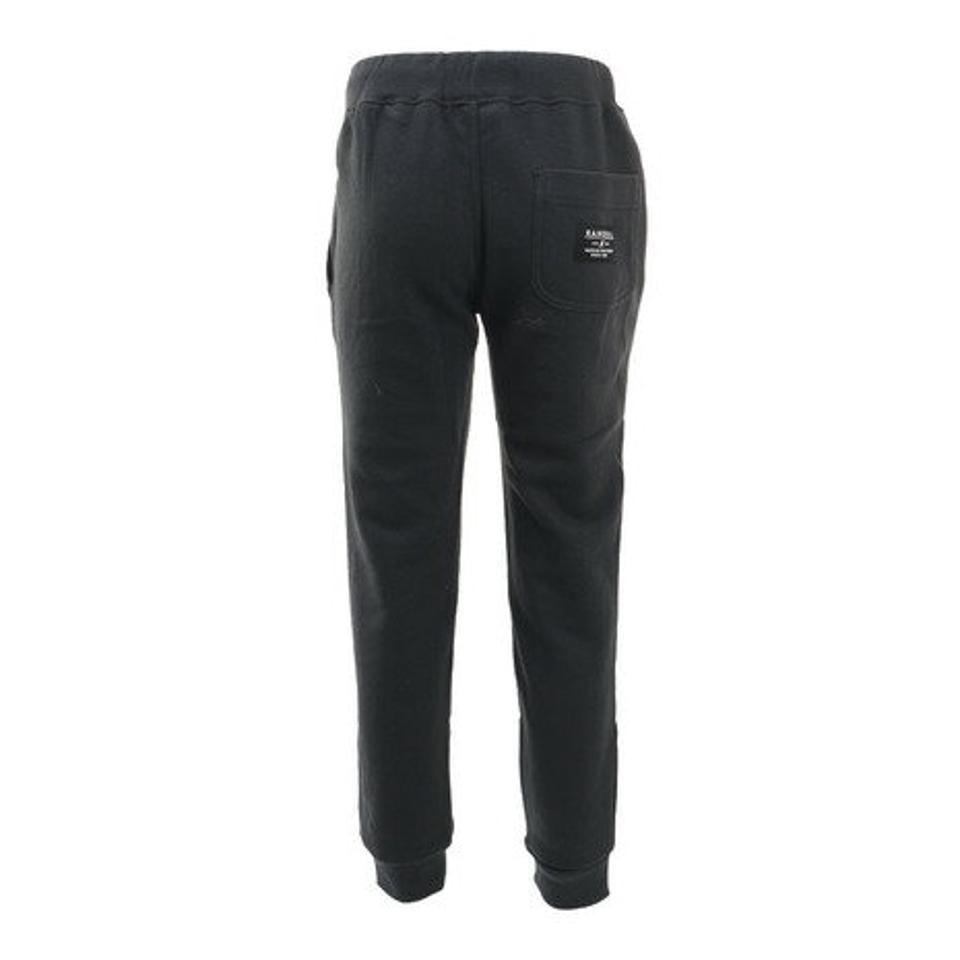 カンゴール(KANGOL)(キッズ)裏毛スウェットパンツ ワンポイント 885051 BLK