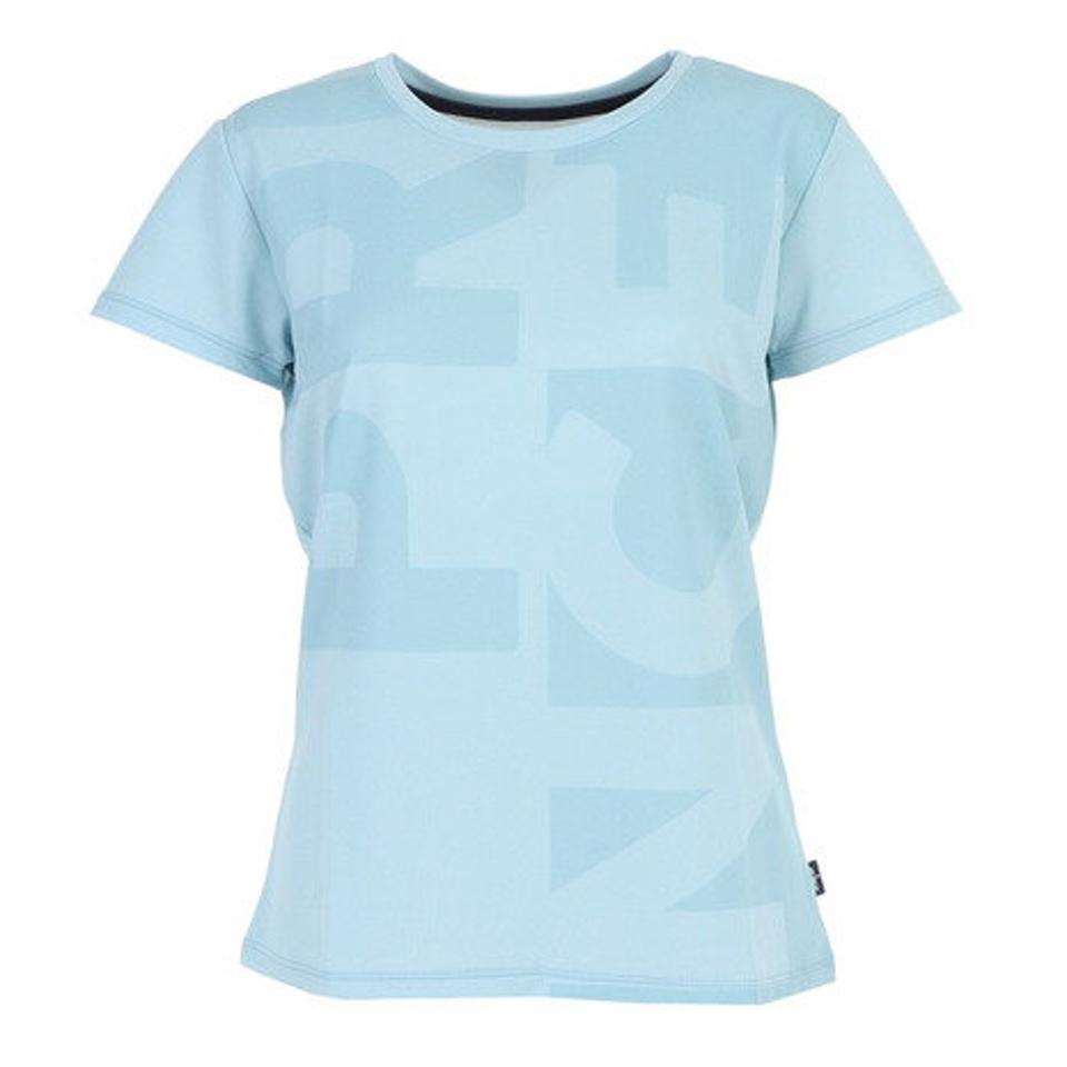 プリンス（PRINCE）（レディース）テニスウェア レディース Tシャツ WF2095 125 SAX 吸汗速乾 UVケア