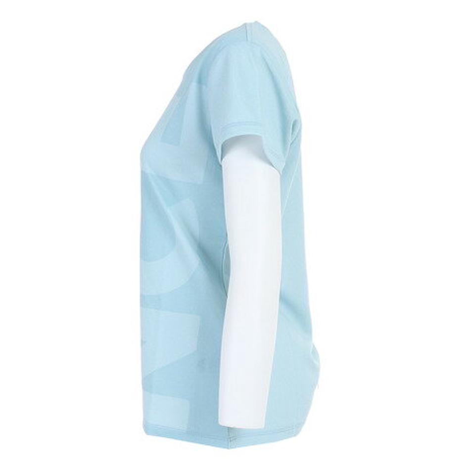 プリンス（PRINCE）（レディース）テニスウェア レディース Tシャツ WF2095 125 SAX 吸汗速乾 UVケア