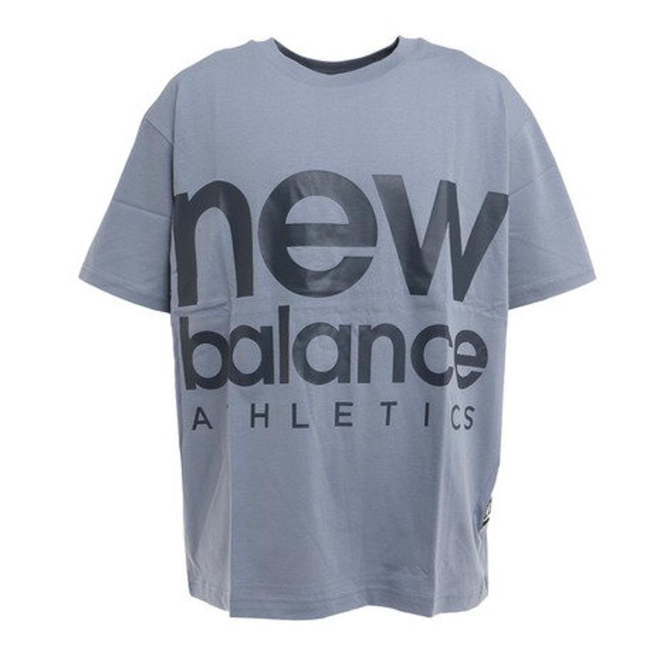 【20%OFFクーポン対象!8/10まで】ニューバランス(new balance)(メンズ)Tシャツ メンズ 半袖 Athletics Unisex Out of Bounds オーバーサイズUT23505AGY