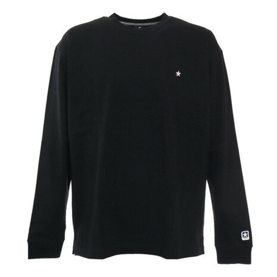 コンバース（CONVERSE）（メンズ）クルーネック 長袖Tシャツ CA212384L-1900
