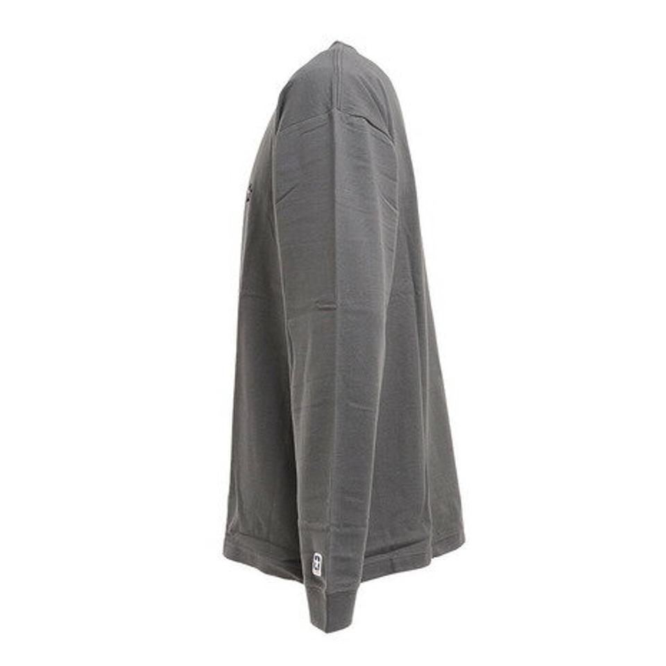 コンバース（CONVERSE）（メンズ）クルーネックロングスリーブTシャツ ワンポイント CA212384L-1800