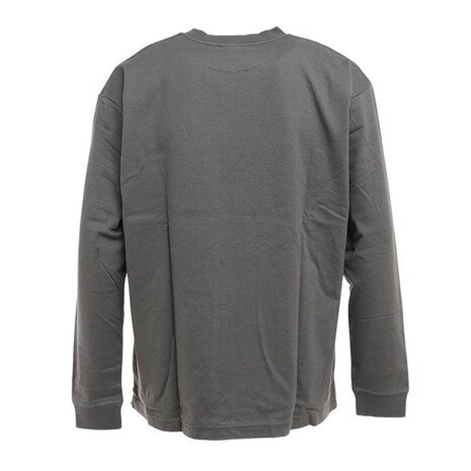 コンバース（CONVERSE）（メンズ）クルーネックロングスリーブTシャツ ワンポイント CA212384L-1800