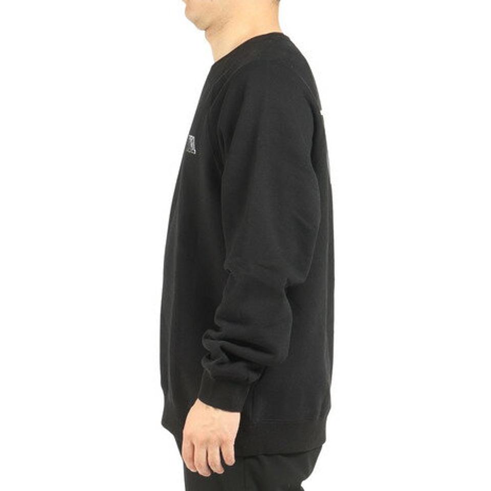 ルーカ（RVCA）（メンズ）長袖 トレーナー HAMPTON CREW ブラック プルオーバー BC042038 BLK