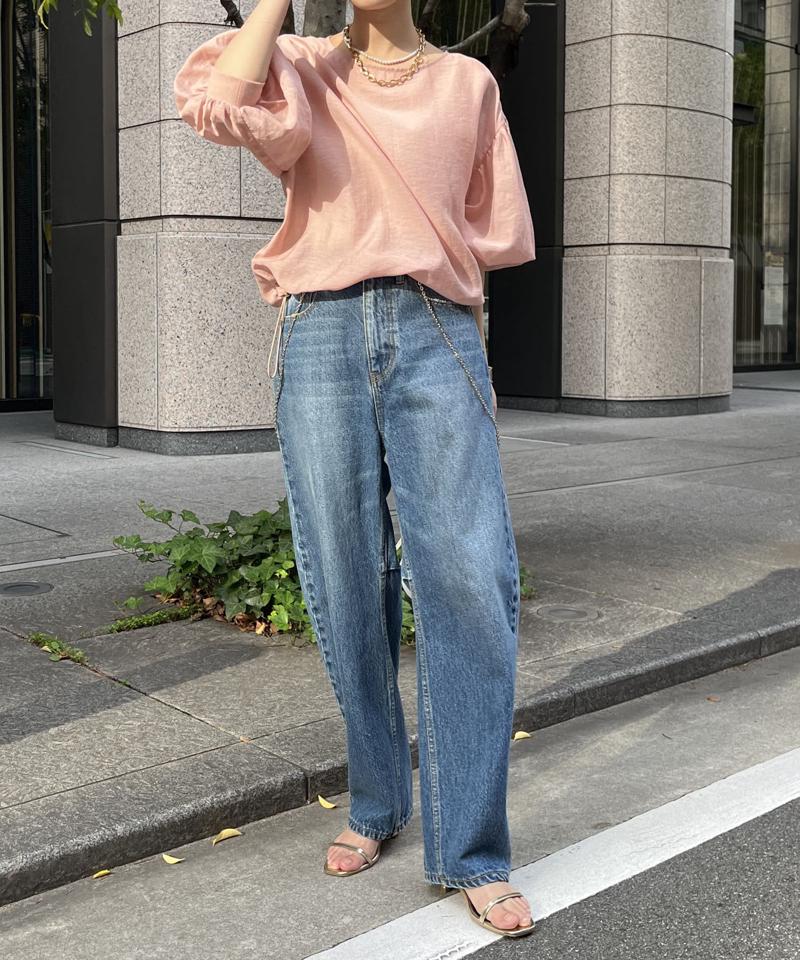 【ベストセラーアイテム】カーブデニム