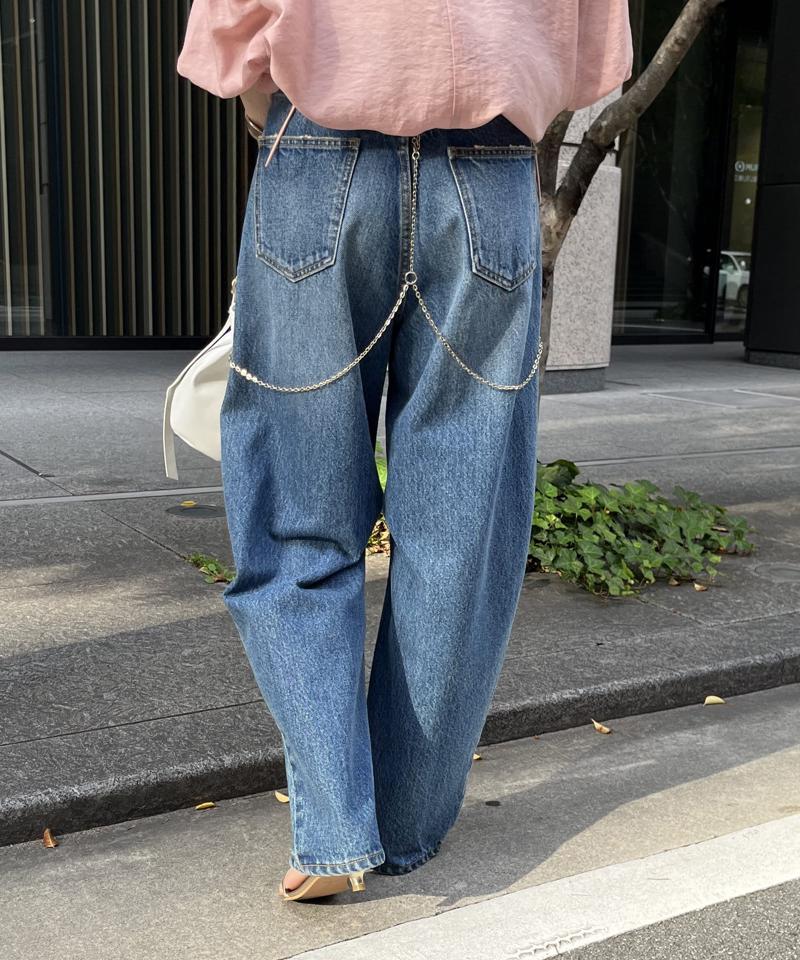 【ベストセラーアイテム】カーブデニム