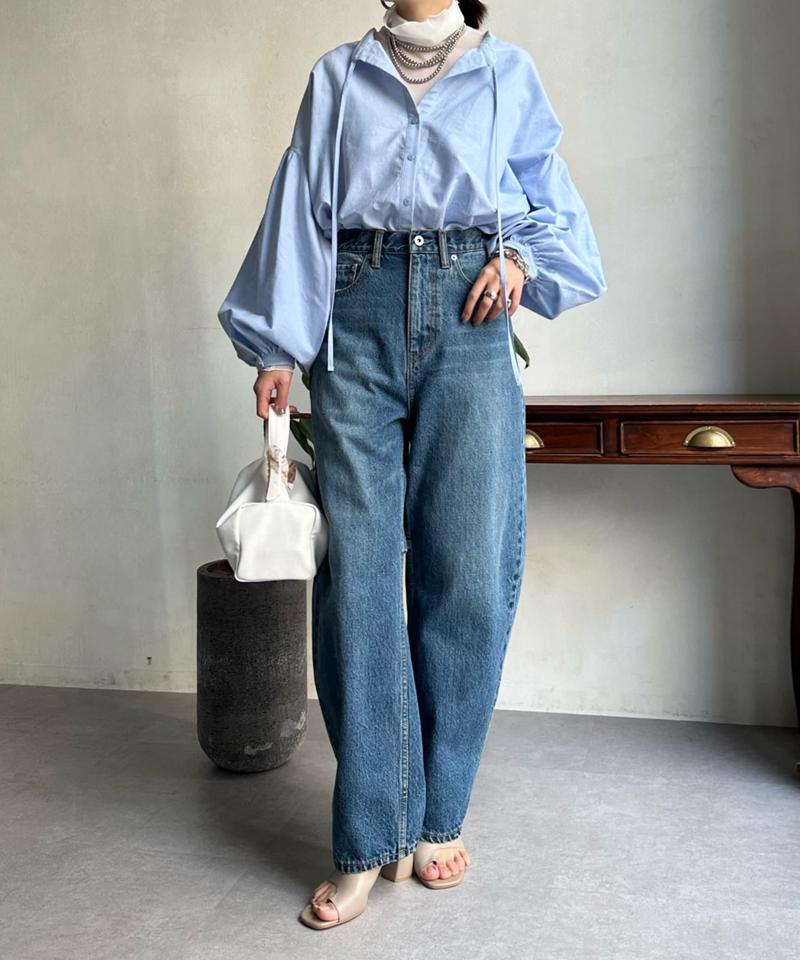 【ベストセラーアイテム】カーブデニム