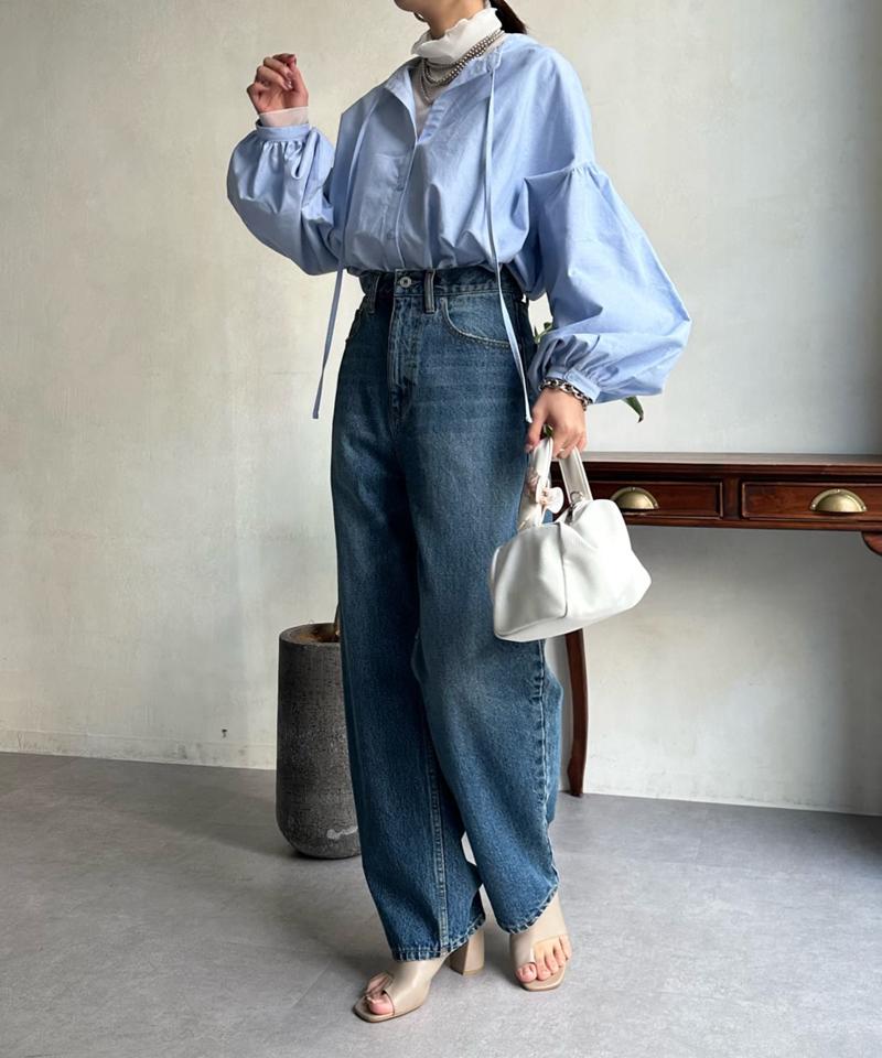 【ベストセラーアイテム】カーブデニム