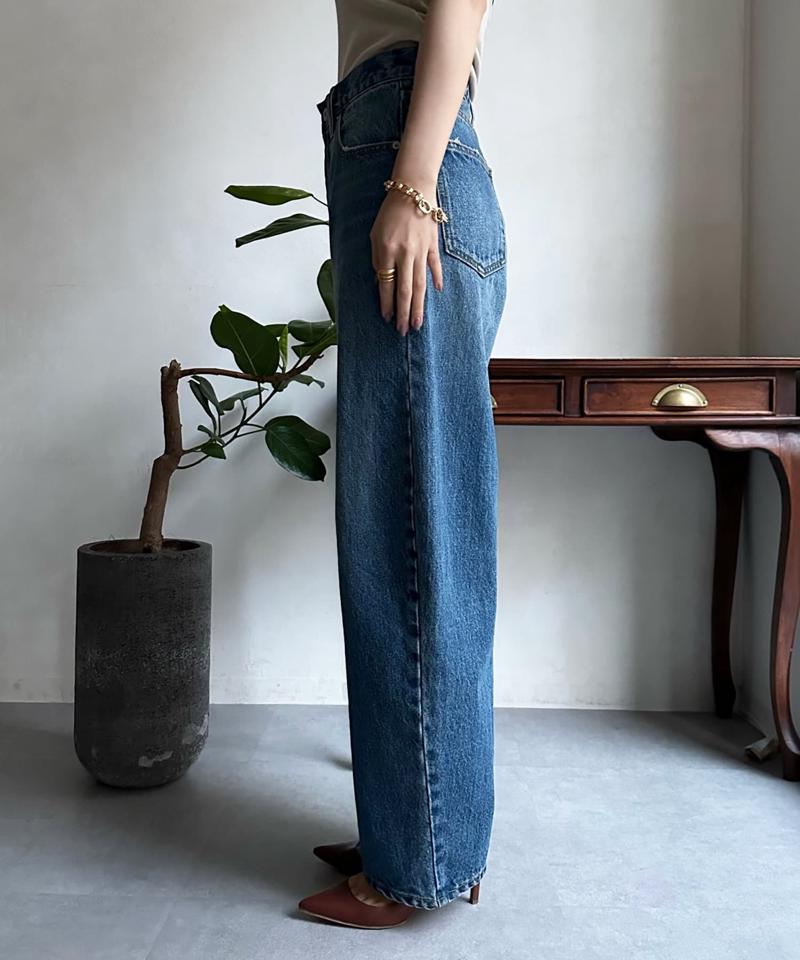 【ベストセラーアイテム】カーブデニム