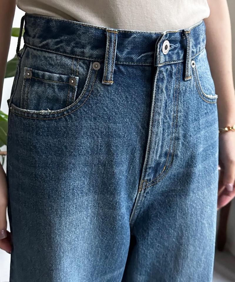 【ベストセラーアイテム】カーブデニム