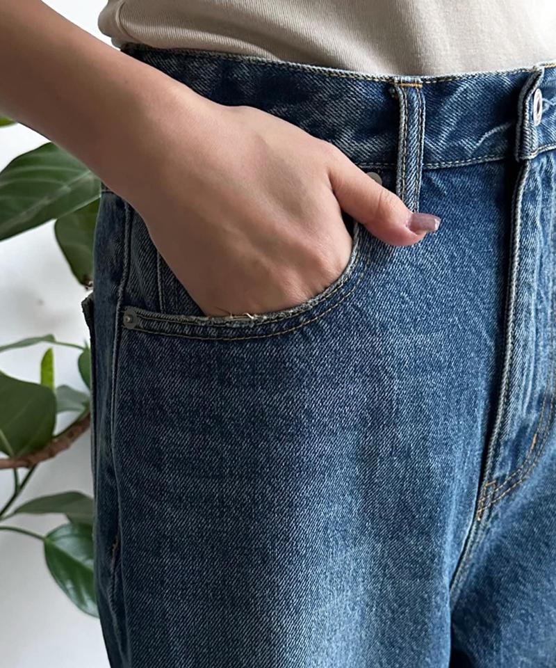 【ベストセラーアイテム】カーブデニム