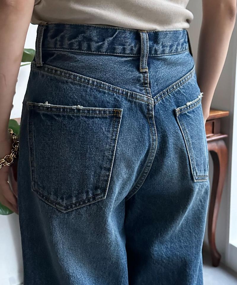 【ベストセラーアイテム】カーブデニム