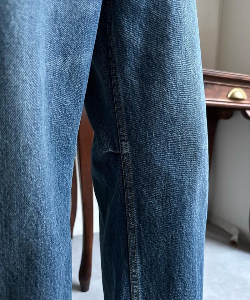 【ベストセラーアイテム】カーブデニム