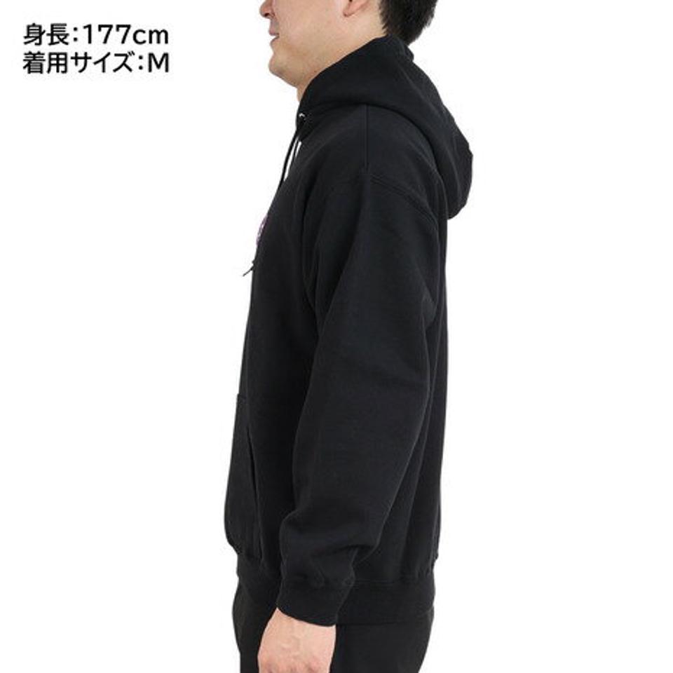 エクストララージ（XLARGE）（メンズ）TWO TONE STANDARD ロゴ プルオーバーフードスウェット 101223012008-BLACK