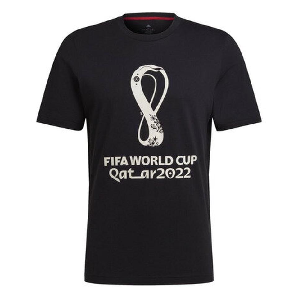 アディダス（adidas）（メンズ）サッカーウェア FIFAワールドカップ2022グラフィック半袖Tシャツ TK911-HD6367