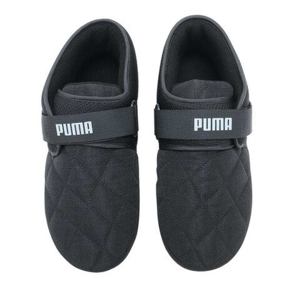 プーマ（PUMA）（メンズ）スリッポン 黒 メンズ タフ ミッド ブラック 38708901 スニーカー ベルト付き スポーツシューズ カジュアル