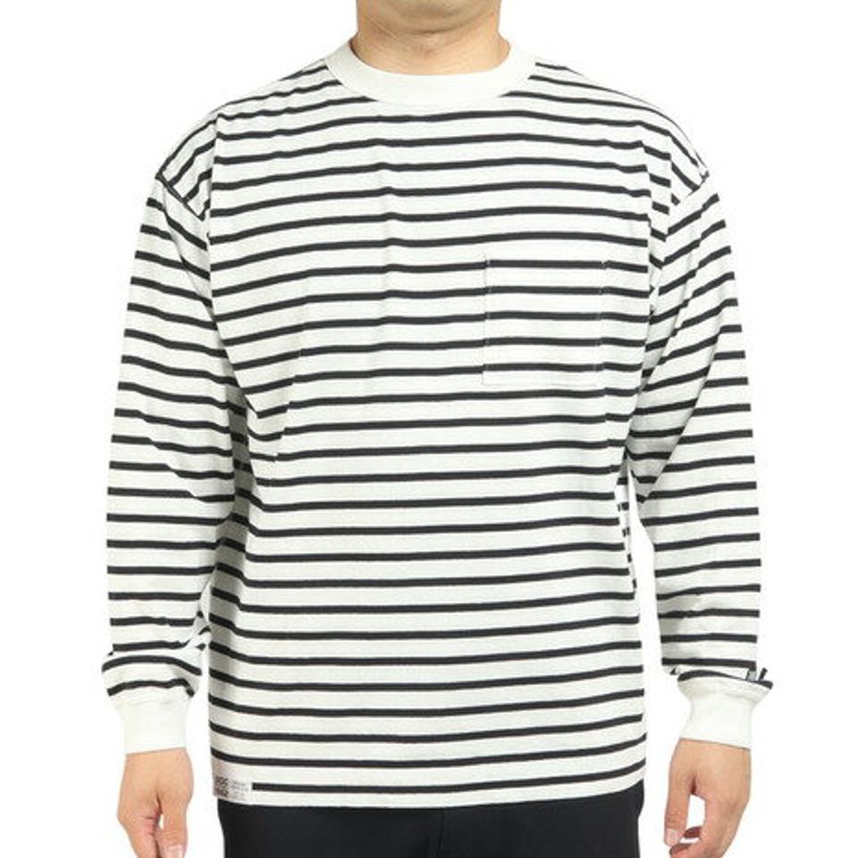 ニューバランス（new balance）（メンズ）長袖Tシャツ メンズ 900 ストライプ AMT25069WM