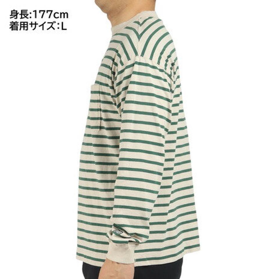 ニューバランス（new balance）（メンズ）長袖Tシャツ メンズ 900 ストライプ AMT25069TWF