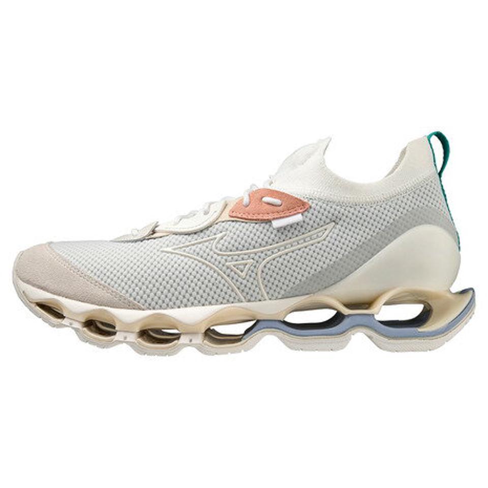 ミズノ（MIZUNO）（メンズ、レディース）スニーカー メンズ グレー ウエーブプロフェシーベータ WAVE PROPHECY B グレーホワイト D1GA227602