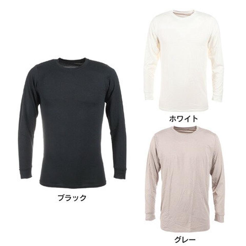 その他ブランド（OTHER BRAND）（メンズ）ヒートクロス薄手長袖クルーネックシャツ 891NN2ES0381