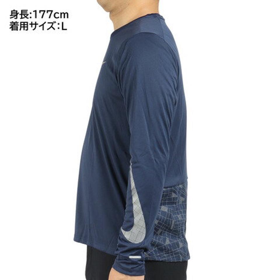 ナイキ（NIKE）（メンズ）ドライフィット マイラー ラン ディビジョン フラッシュ長袖シャツ DQ6494-410