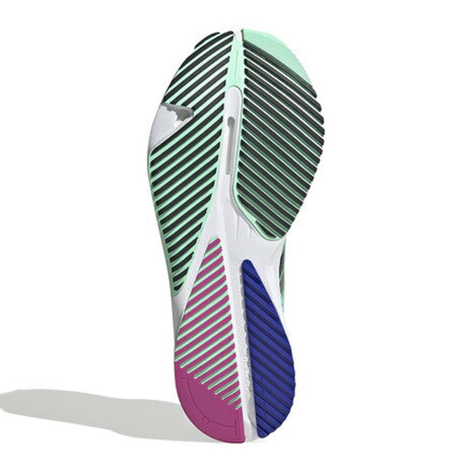アディダス（adidas）（レディース）ランニングシューズ 緑 レディース アディゼロ SL W GV9090 部活