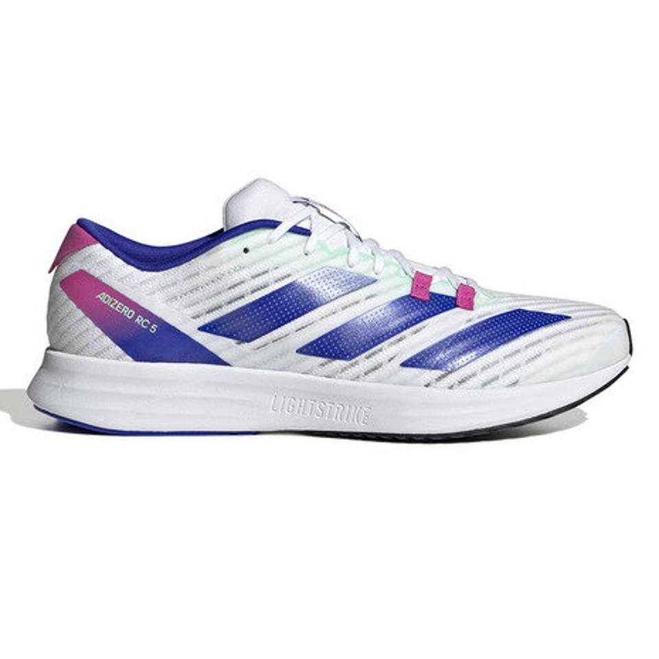 【20%OFFクーポン対象！3/17まで】アディダス（adidas）（メンズ）ランニングシューズ 白 アディゼロ RC 5 GV9096 部活