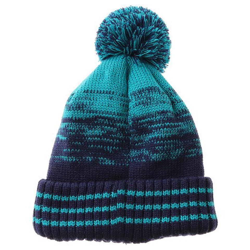 エアボーン（ARBN）（キッズ）ニット帽 キッズ スキー 19JBNA LINE ニットキャップ AB03WC1243 NVY 雪遊び