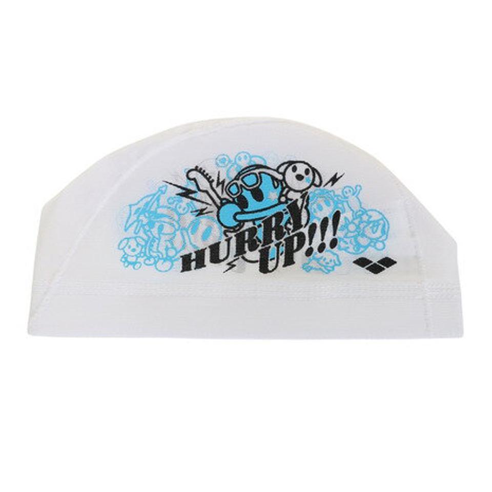 アリーナ（ARENA）（メンズ、レディース）水泳 メッシュキャップ ARN-3417 WHT