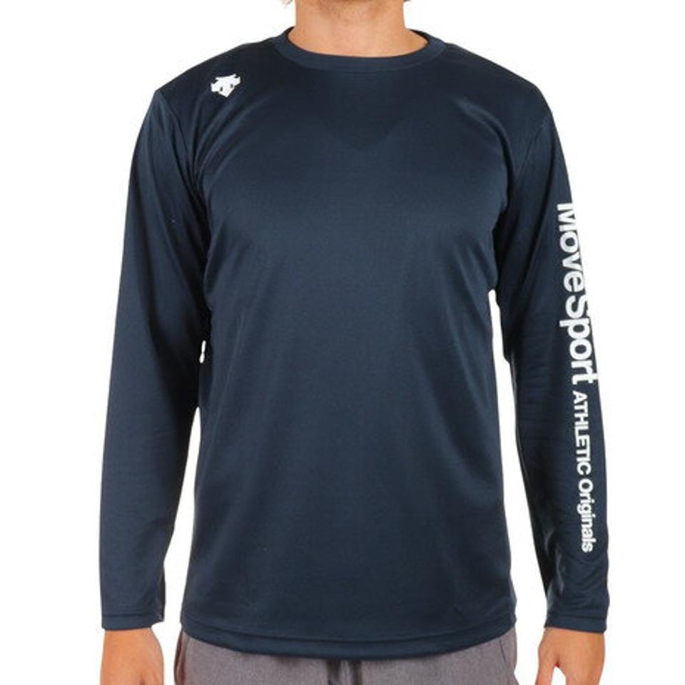 デサント（DESCENTE）（メンズ）DRYMESH ロングスリーブシャツ DMMUJB51 NV