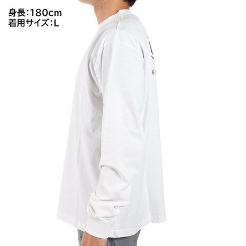 スライド(SLYDE)(メンズ)長袖 chest GPPrint Tシャツ SL2022AWMAPP012WHT