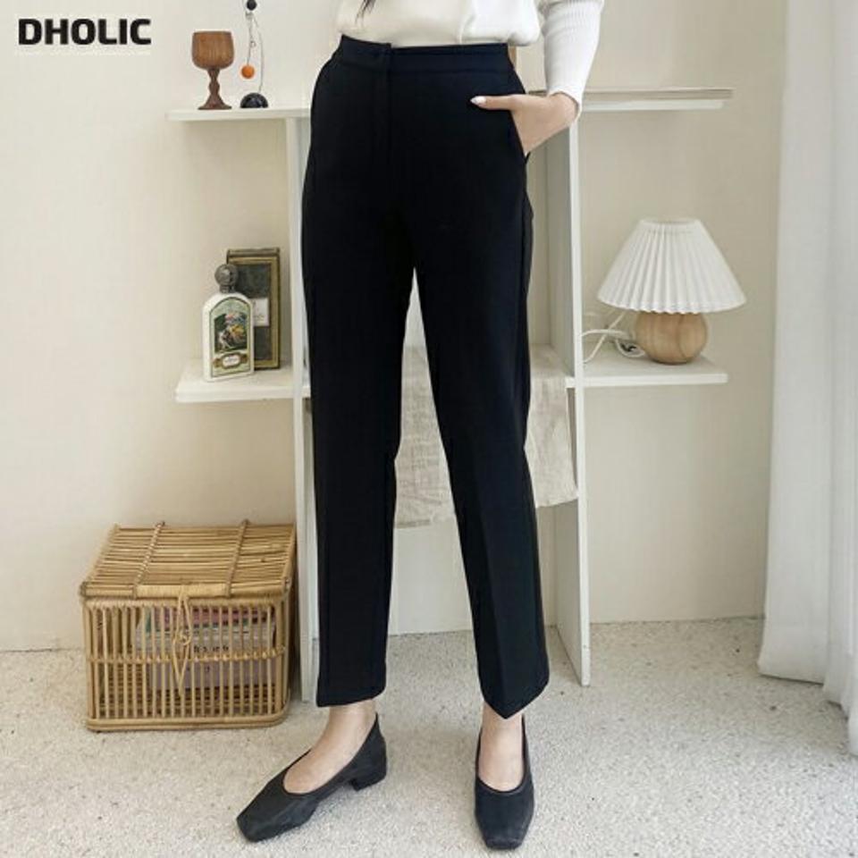 裏起毛シークレットゴムスラックス・p000128 レディース 【pt】パンツ ズボン スラックス ロング 裏起毛 単色 無地 シンプル ベーシック 大人 きれいめ オケージョン オフィス 冬 韓国ファッション MKT