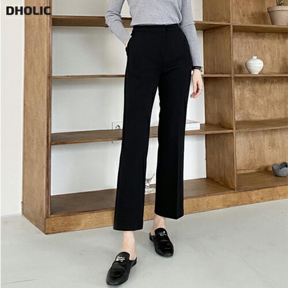 【マラソン特価】裏起毛シークレットゴムスラックス・p000129 レディース 【pt】スラックス パンツ ズボン ロング 裏起毛 単色 無地 シンプル ベーシック 大人 オケージョン オフィス きれいめ クロップド丈 冬 韓国ファッション MKT セール