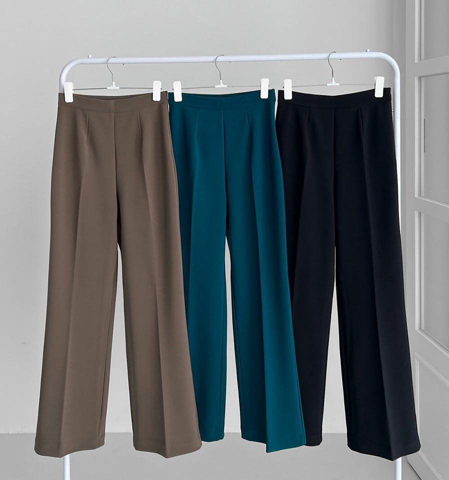 【マケット特価】裏起毛スリムスラックス・p000011 レディース 【pt】パンツ ズボン スラックス スリム 伸びる 伸縮性 裏起毛 単色 無地 シンプル ベーシック 大人 カジュアル オフィス 冬 韓国ファッション MKT セール