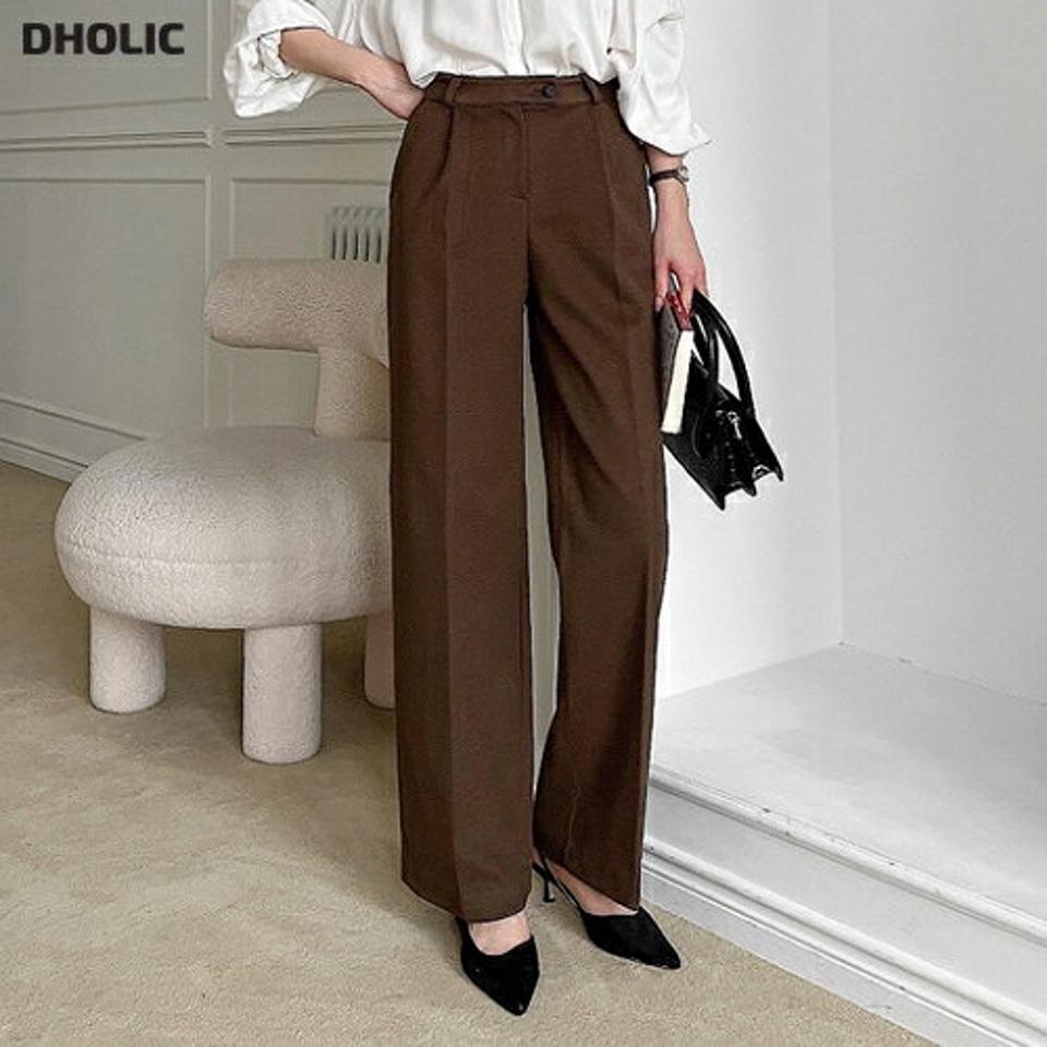 裏起毛センタープレススラックス・p00005 レディース 【pt】パンツ ズボン スラックス ロング センタープレス 裏起毛 単色 無地 シンプル 大人 オケージョン オフィス きれいめ 冬 韓国ファッション MKT