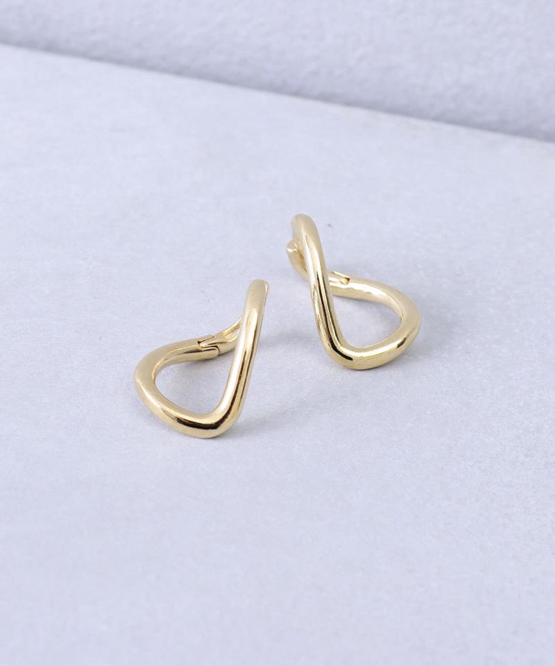 ワンタッチねじりメタルピアス
