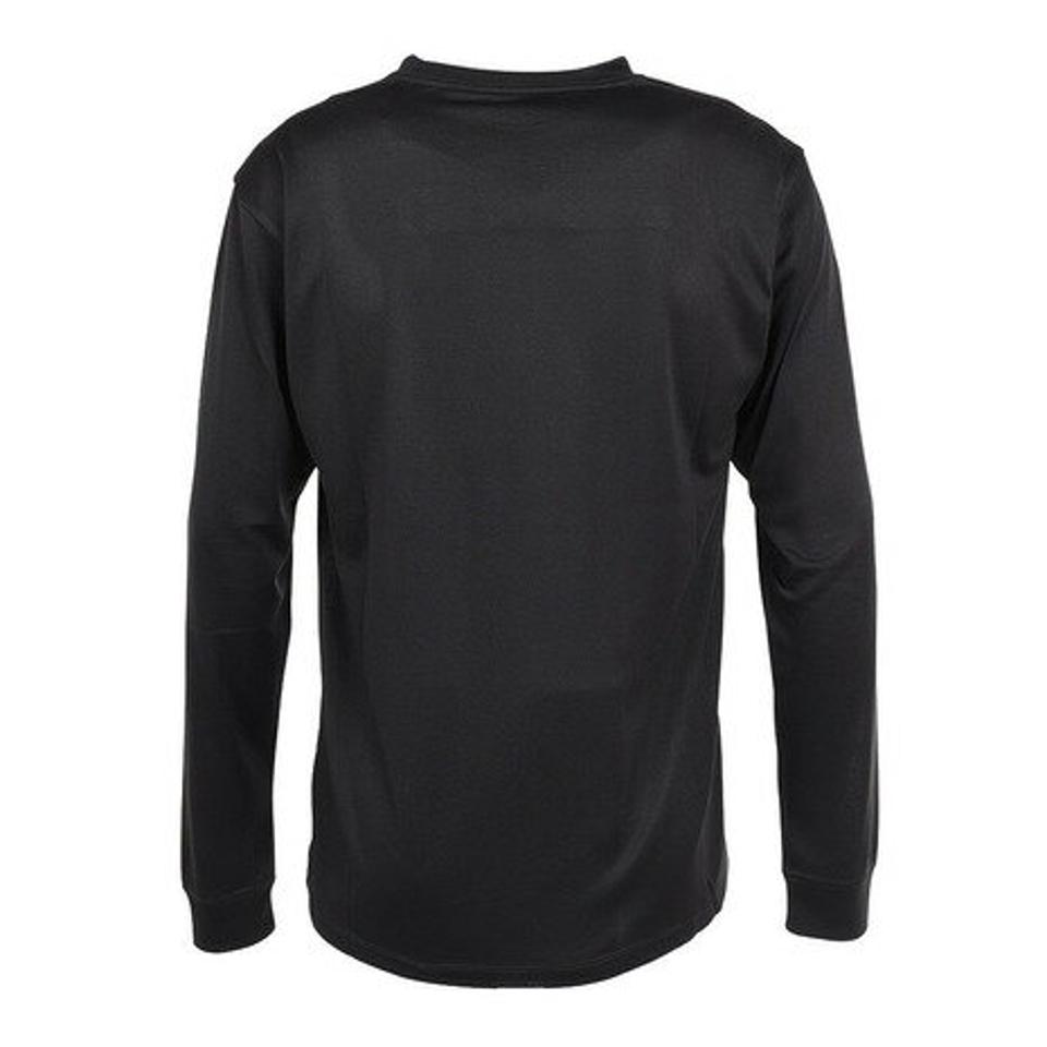 アクター(AKTR)(メンズ、レディース)バスケットボールウェア ゴースト カモ ロゴ長袖Tシャツ 222-014005 BK