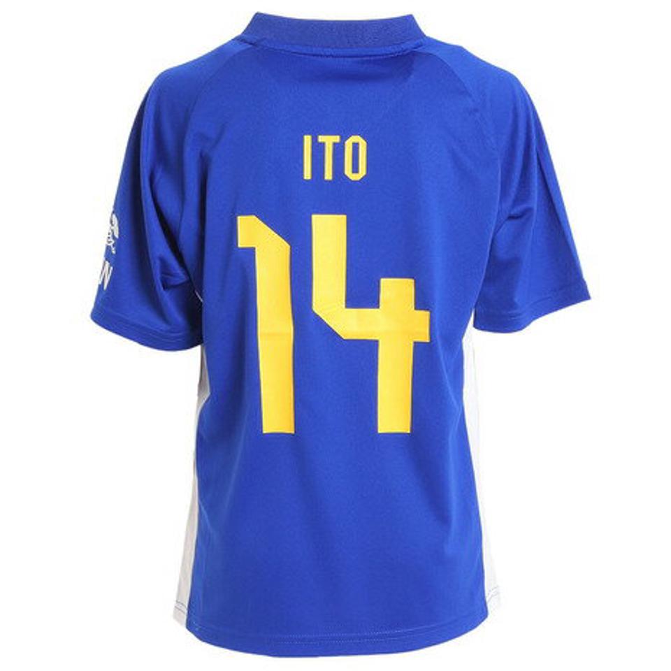 ジェイエフエー（JFA）（キッズ）サッカー 日本代表 ジュニア プレーヤーズTシャツ 14 伊東純也 O5-079