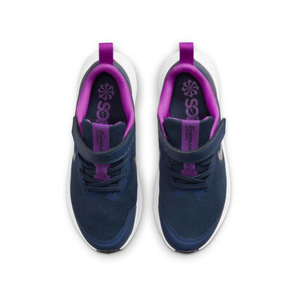 ナイキ（NIKE）（キッズ）ジュニア スニーカー マジックテープ 紺 DA2777-404 スター ランナー 3 PSV ネイビー